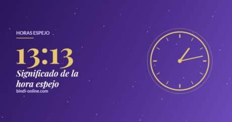 13:13 significado de la hora espejo