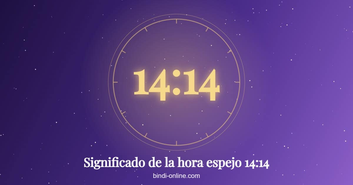 14:14 significado de la hora espejo