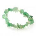 Pulsera chip aventurina verde
