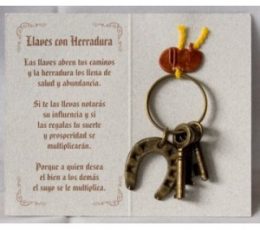 Amuleto Herradura y llaves