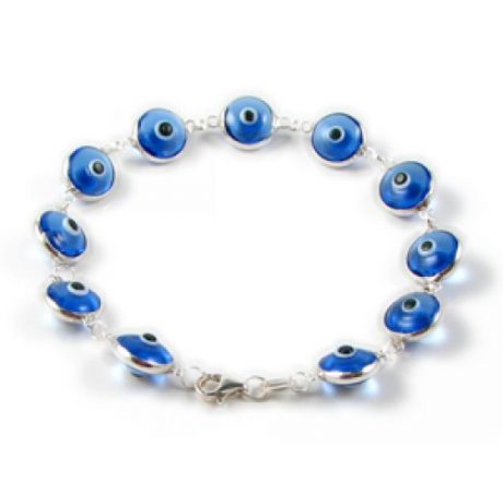 Pulsera ojo turco color azul