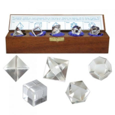 Solidos platónicos cristal roca