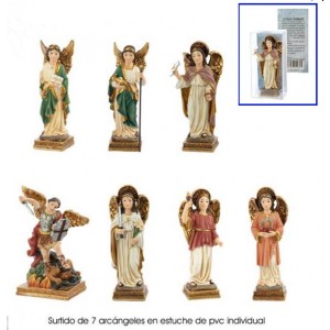 Pack siete arcangeles 11cm- Bindi tu tienda espiritual On line