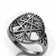 Anillo pentagrama árbol de la vida