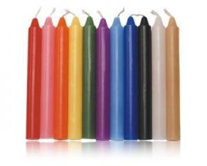 velas de colores