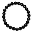 Pulsera bola turmalina facetada - 6mm