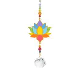 Cristal feng shui flor de loto chakras