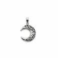 Colgante luna celta plata
