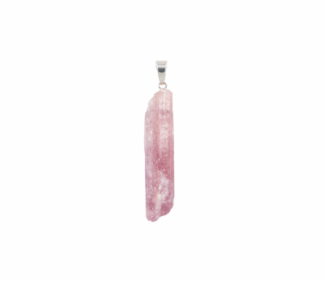 Colgante turmalina rosa bruto