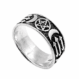 Anillo pentagrama celta