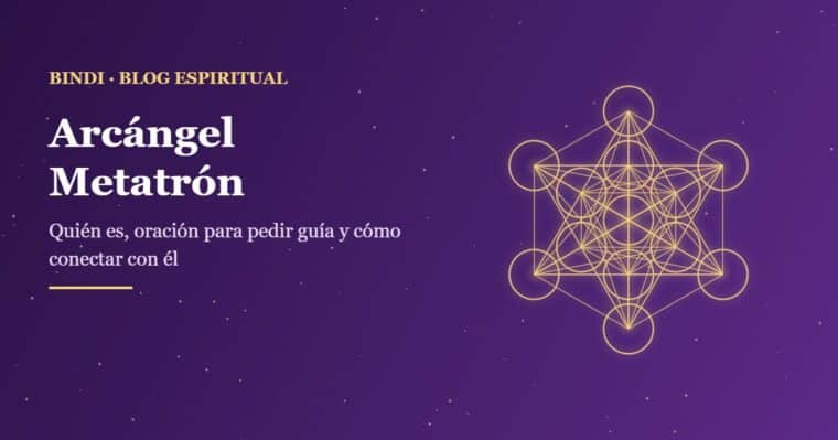 Arcángel Metatrón y el cubo de Metatrón