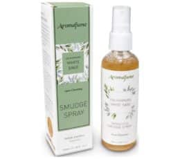Aromatizador Aroma Fume salvia blanca 100 ml con su caja