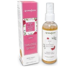 Aromatizador Aroma Fume salvia blanca y rosa 100 ml con su caja