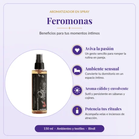 Beneficios del aromatizador spray de feromonas