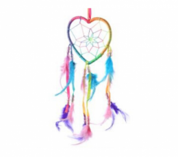 atrapasueños corazon arco iris