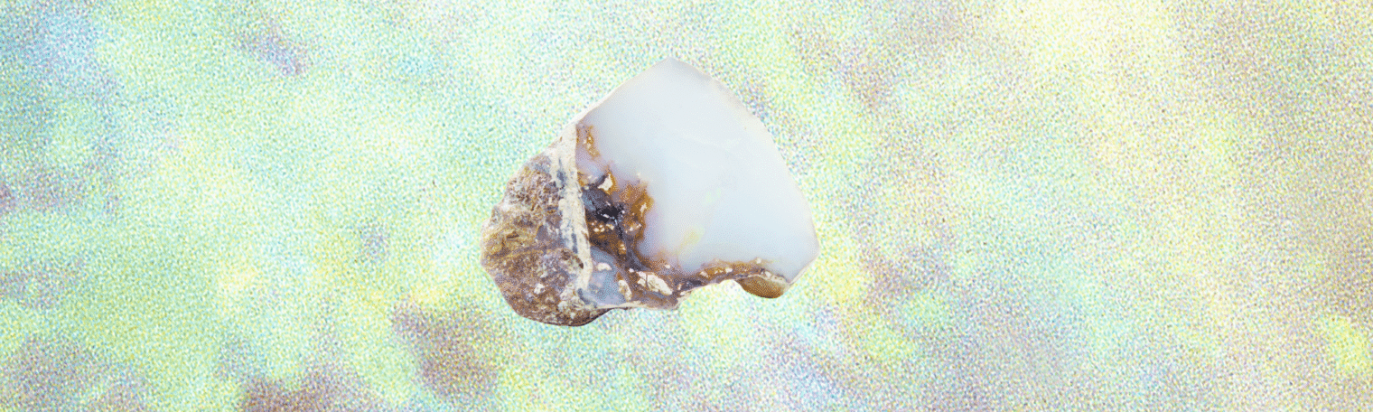 Banner ópalo blanco