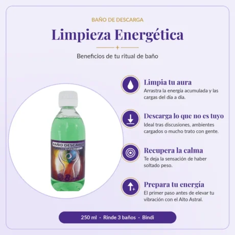 Beneficios del Baño Limpieza Energética de Bindi
