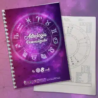 Carta astral personalizada Bindi: estudio de astrología impreso