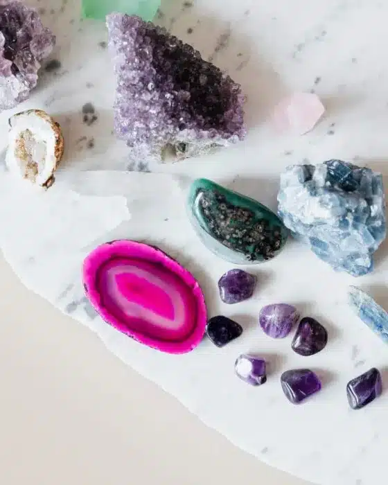 Piedras energéticas y minerales