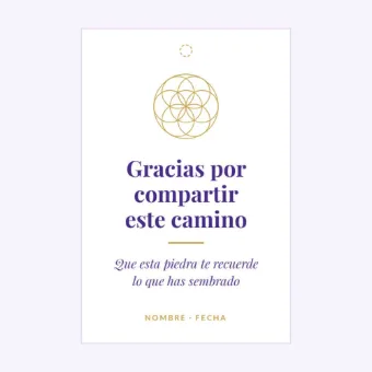 Etiqueta personalizada para regalos de retiro