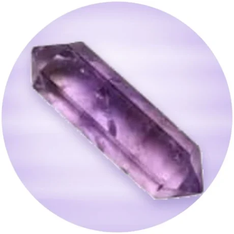 Puntas pulidas de mineral