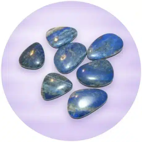 Minerales rodados planos