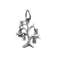 Colgante árbol del dinero- plata de ley