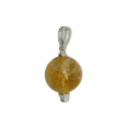 Colgante bola cuarzo citrino