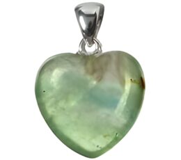 Colgante corazón fluorita