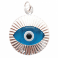 Colgante ojo turco protector plata