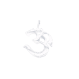Colgante Om – plata de ley