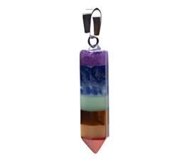 Colgante punta 7 chakras