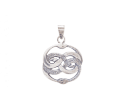 Colgante amuleto wuivre plata celta