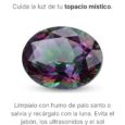 Colgante topacio místico- plata de ley