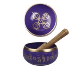 Cuenco tibetano violeta dorje