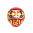 Daruma japonés color rojo 18 cm