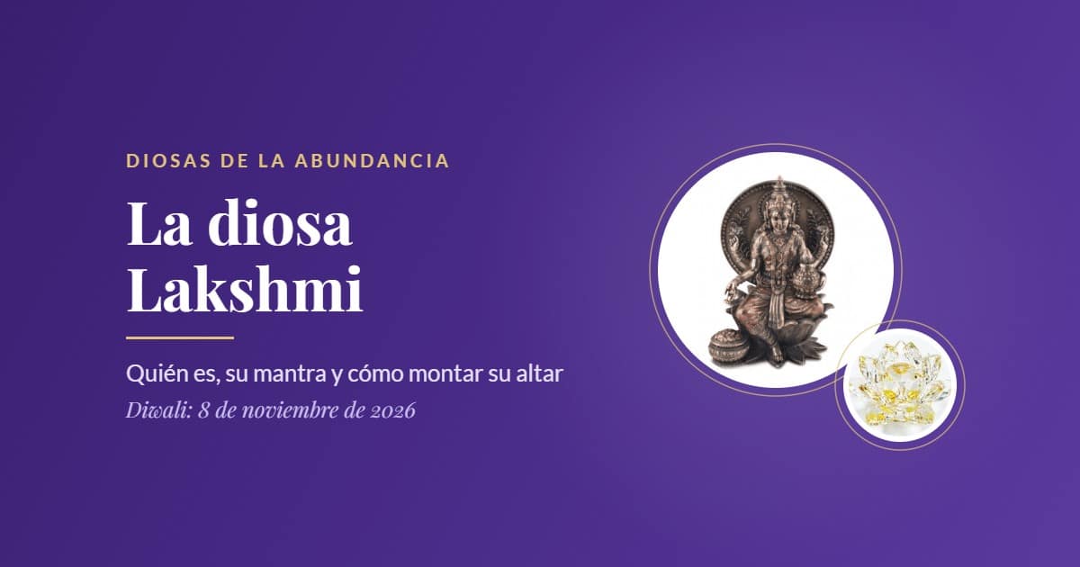 La diosa Lakshmi: quién es, su mantra y cómo montar su altar
