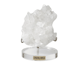 drusa cuarzo cristal peana