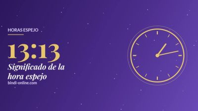 13:13 significado de la hora espejo