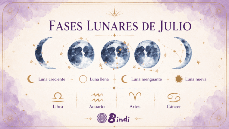 fases lunares mes de julio 2026