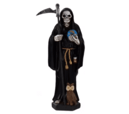 Figura santa Muerte negra 30 cm