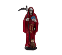 Figura santa Muerte roja 20 cm
