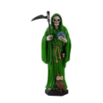 Figura santa Muerte verde 20 cm