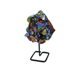 Drusa cuarzo arco iris