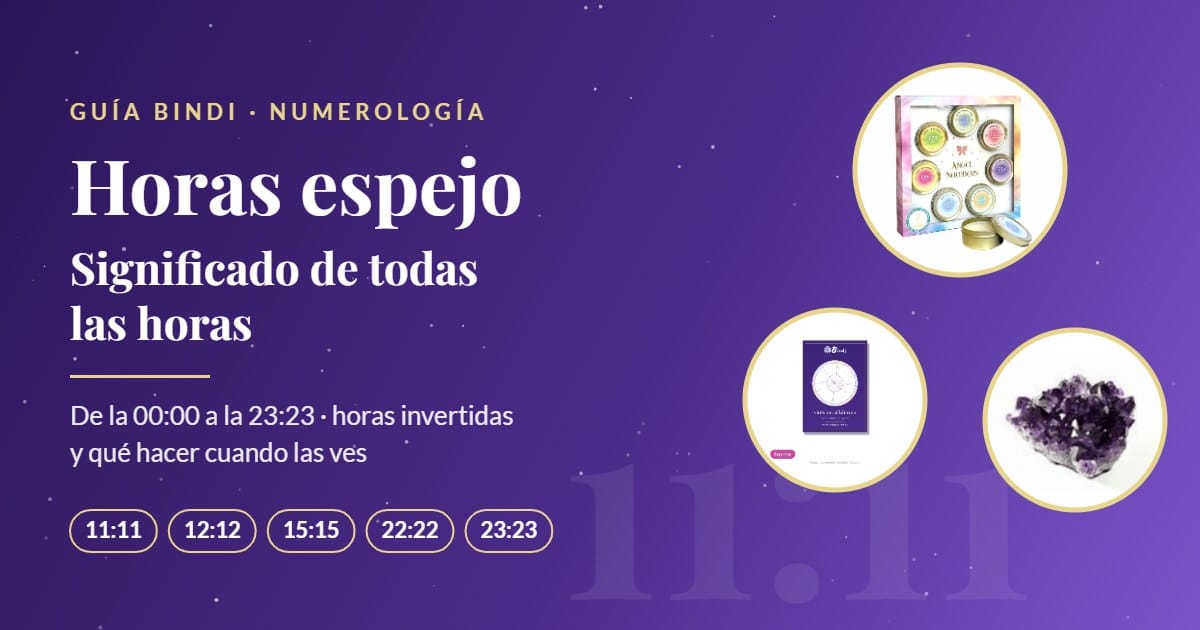 Horas espejo: significado de todas las horas
