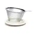 Taza flor de la vida- con infusor y tapa