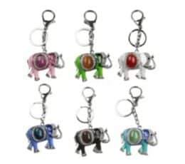 Llavero elefante de la suerte en 6 colores
