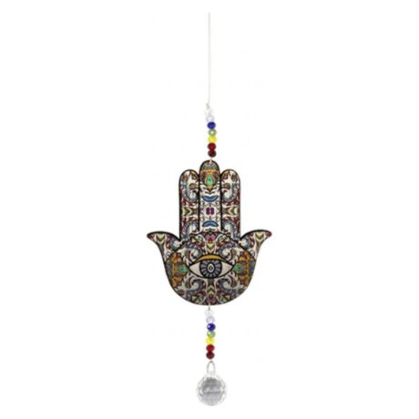 Mano de Fátima con bola feng shui