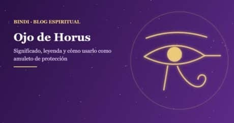 Ojo de Horus, amuleto egipcio de protección