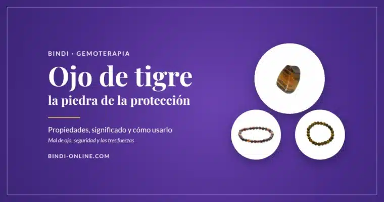 Ojo de tigre: rodado y pulseras de ojo de tigre y tres fuerzas protectoras de Bindi